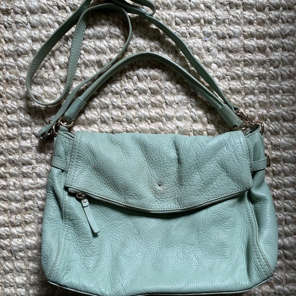 Kate Spade Minka Crossbody Foldover Bag in Mint - Picture 3 of 5